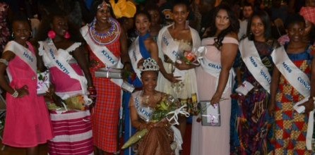 Miss Africa Bergen contestants 2015 African associations in Bergen