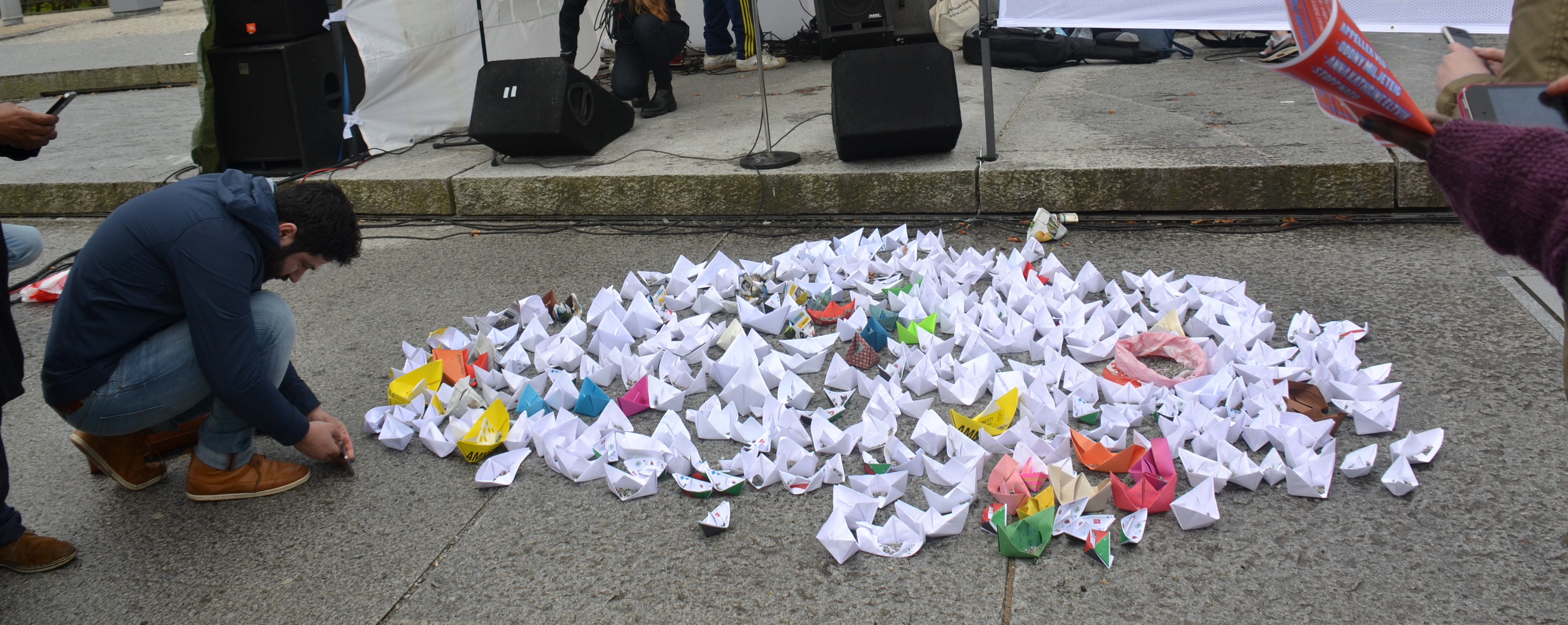 norway refugee protest mediteranean